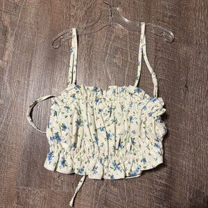 cottagecore floral top